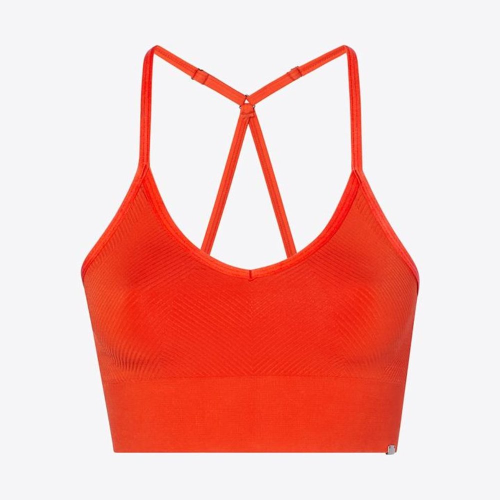 VYAYAMA STRATA SEAMLESS CUPRO CROP TOP